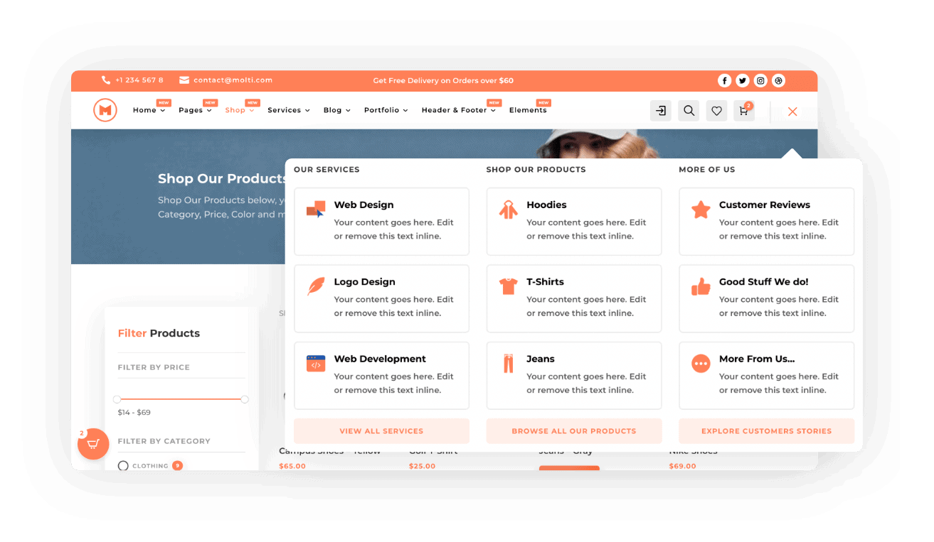 advanced dropdown menu 2.0